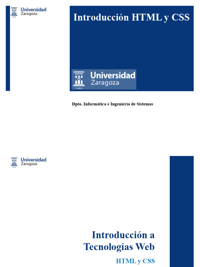 Introudcción HTMLyCSS SI | PDF | HTML | Lenguaje de marcado