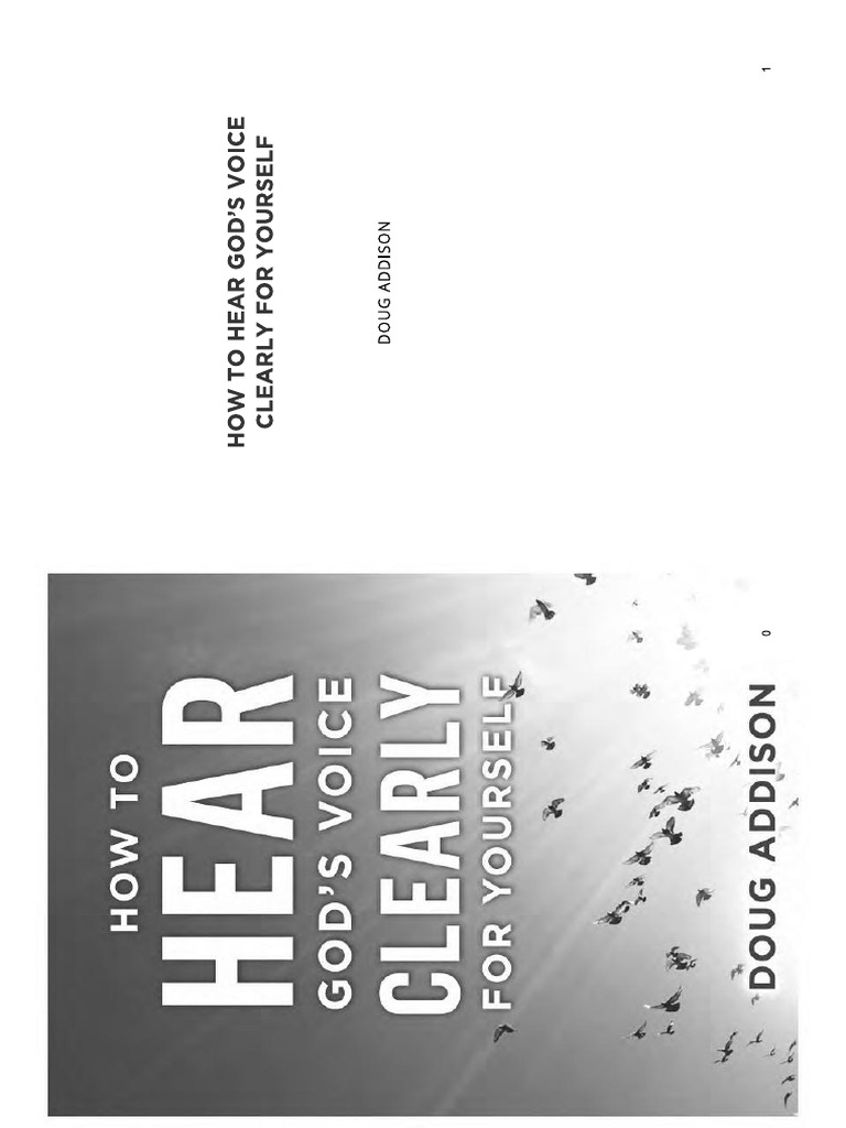 466362924 How to Hear Gods Voice Clearly for Yourself Rev2 PDF Vf | PDF