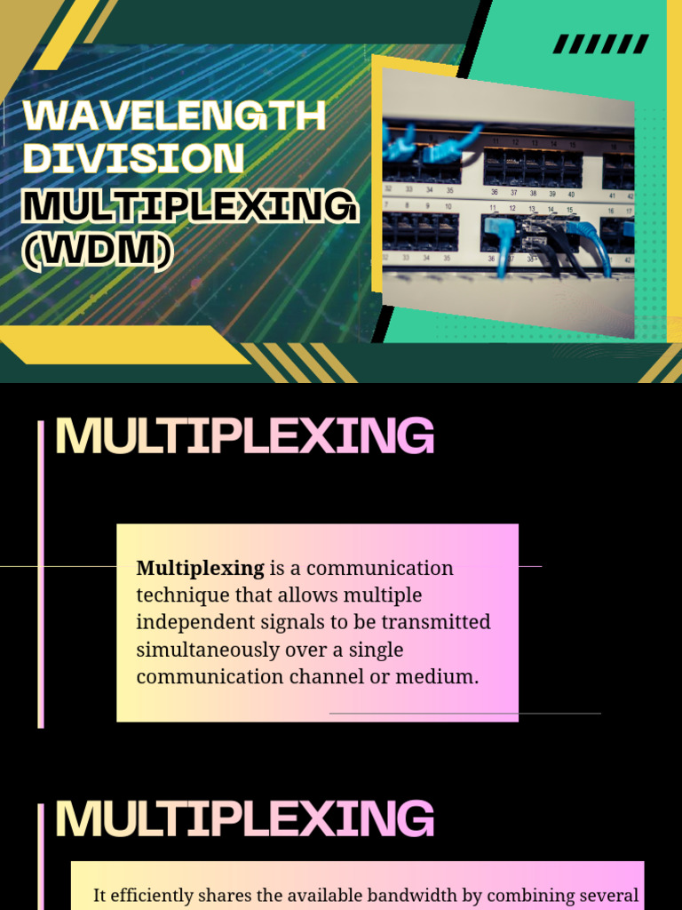Understanding Wavelength Division Multiplexing | PDF