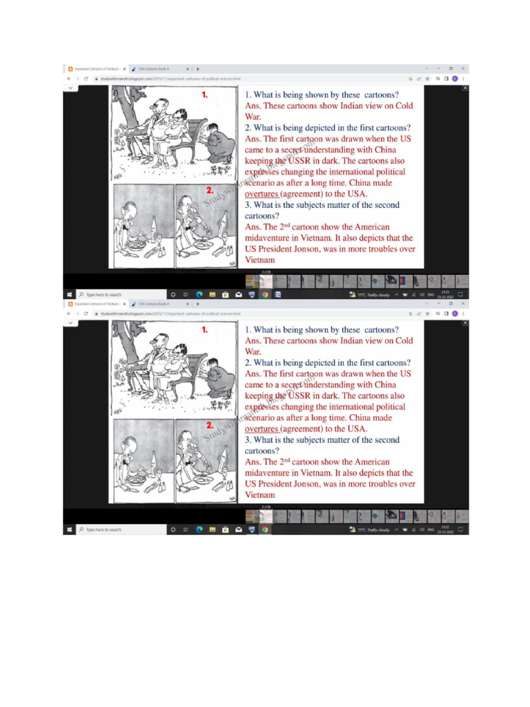 1st Book Cartoon | PDF
