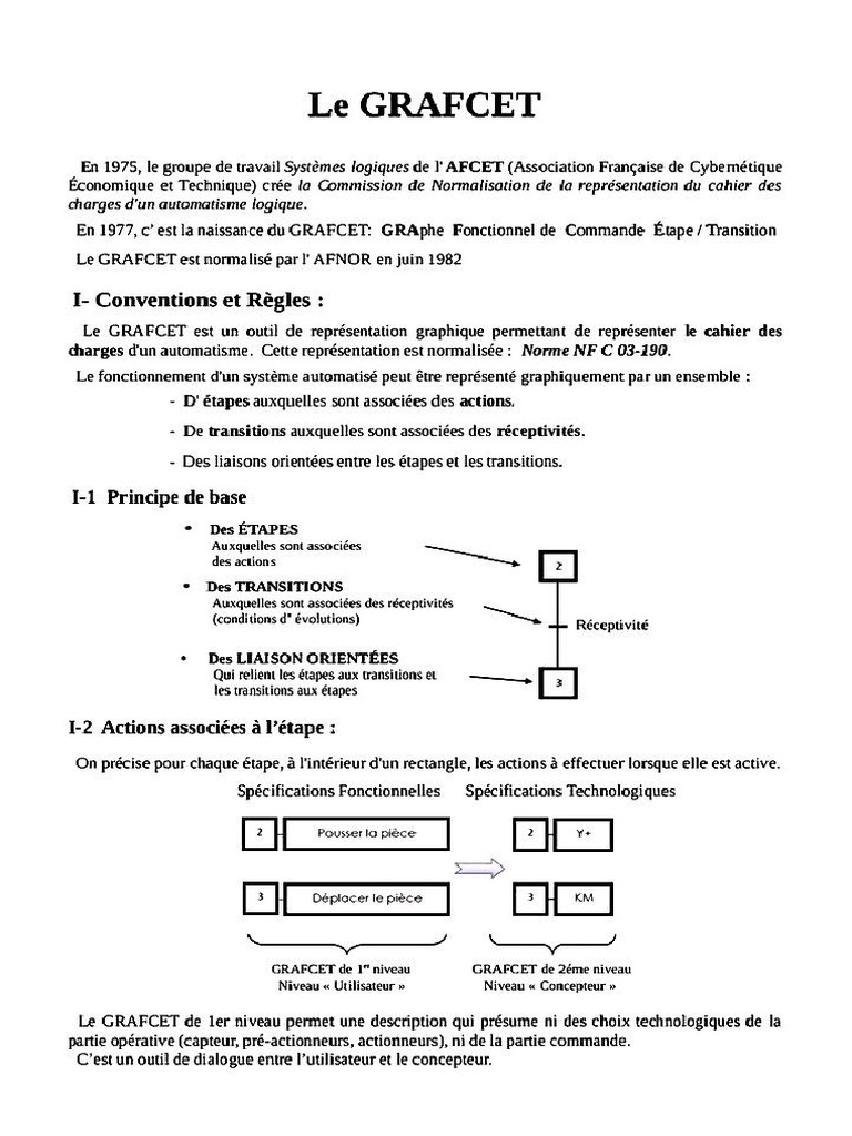 Grafcet | PDF