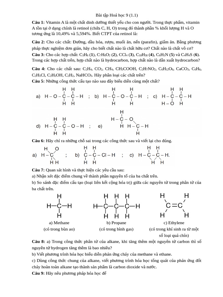 Bài Tập Hchc | PDF