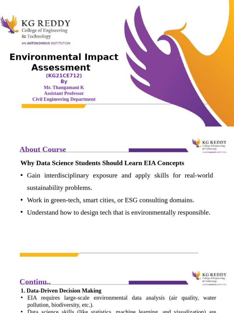 Data Science in Environmental Impact Assessment | PDF | Environmental ...