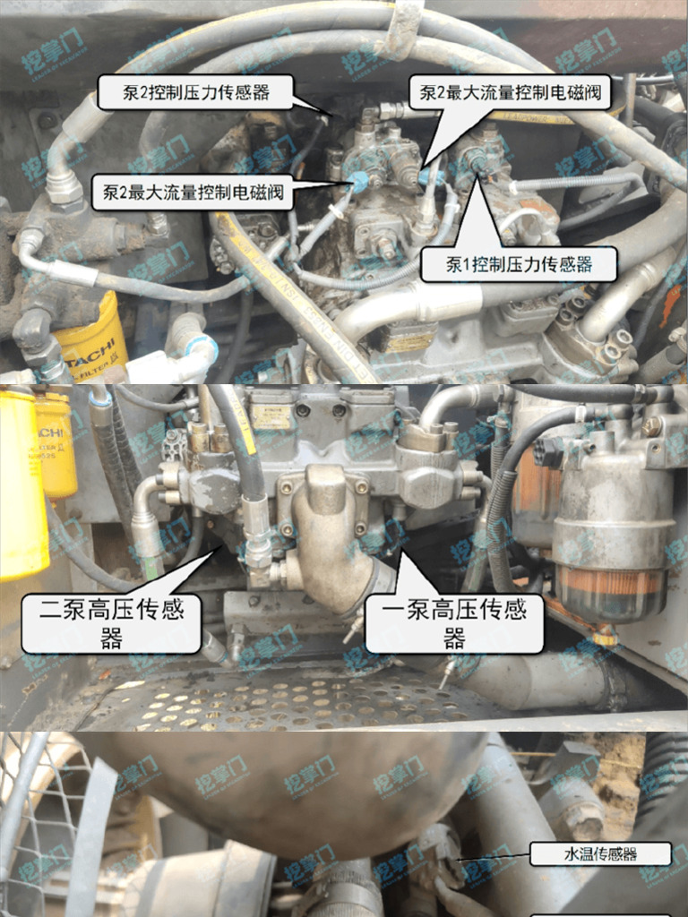 ZX200-3传感器祥解图| PDF