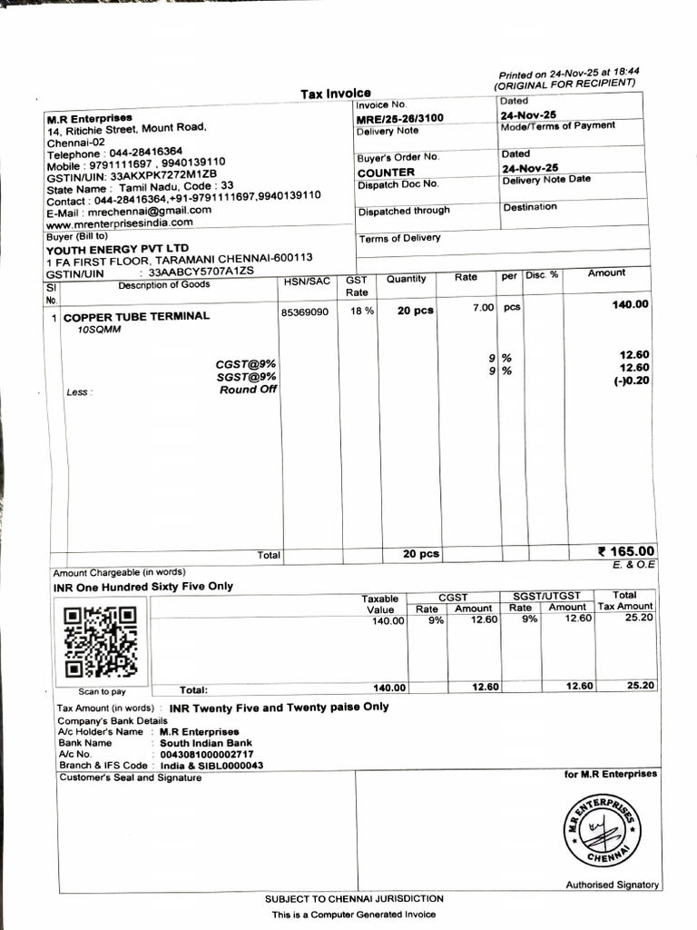 Adobe Scan Dec 02, 2025 | PDF | Invoice | Taxation
