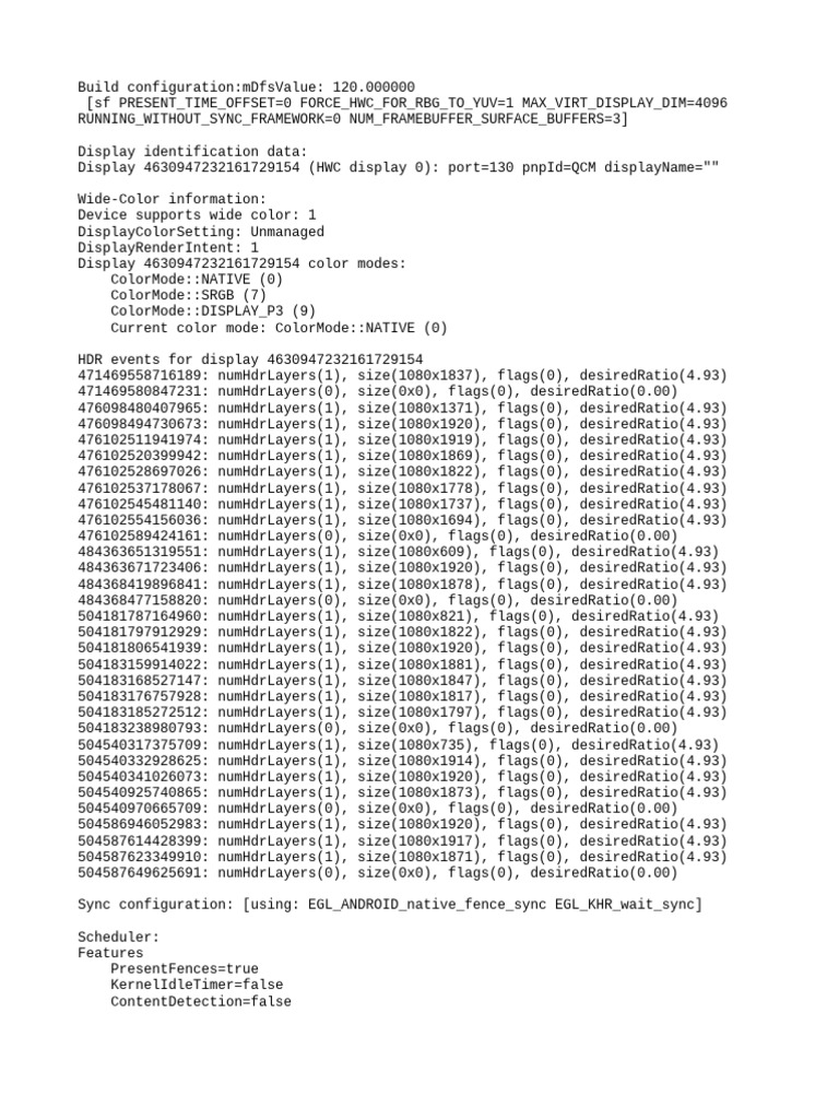 SF_Dump | PDF | Frame Rate | Electronics