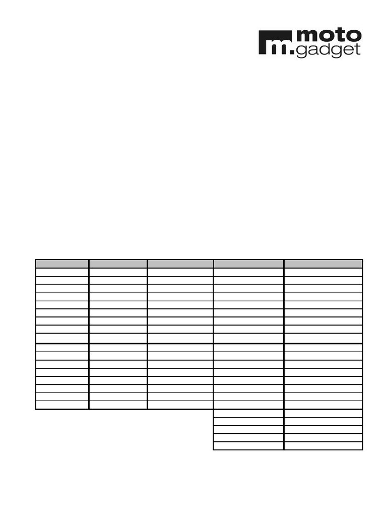 m.unit V.2 Cable Kit Instruction Manual | PDF | Electrical Connector ...