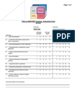 Instructor Evaluation Questionaries