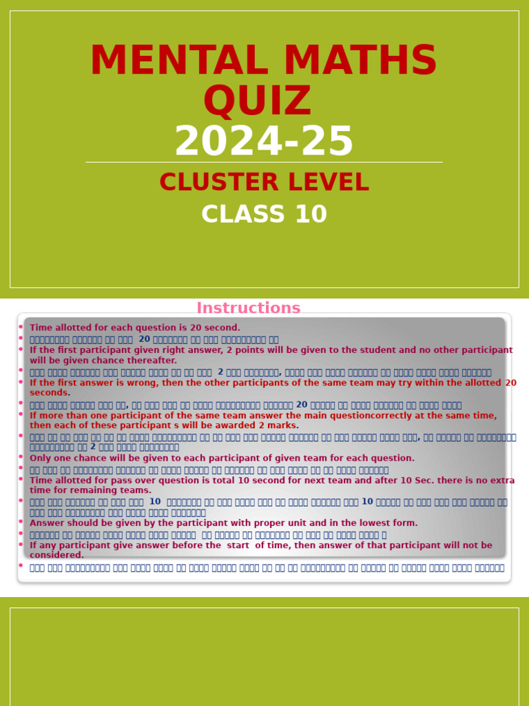 MMQ 10 | PDF