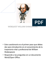 Webquest Shakespeare