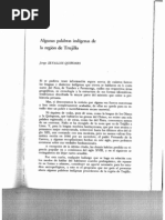 Algunas palabras indígenas de la región deTrujillo (1975)