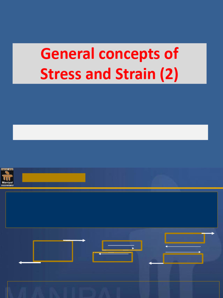 Lecuter 3 - General Concepts of Stress and Strain (2).Pdf_317086 | PDF ...