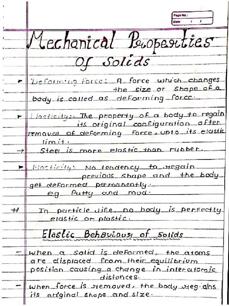 Class 11th Chapter 8 Notes | PDF