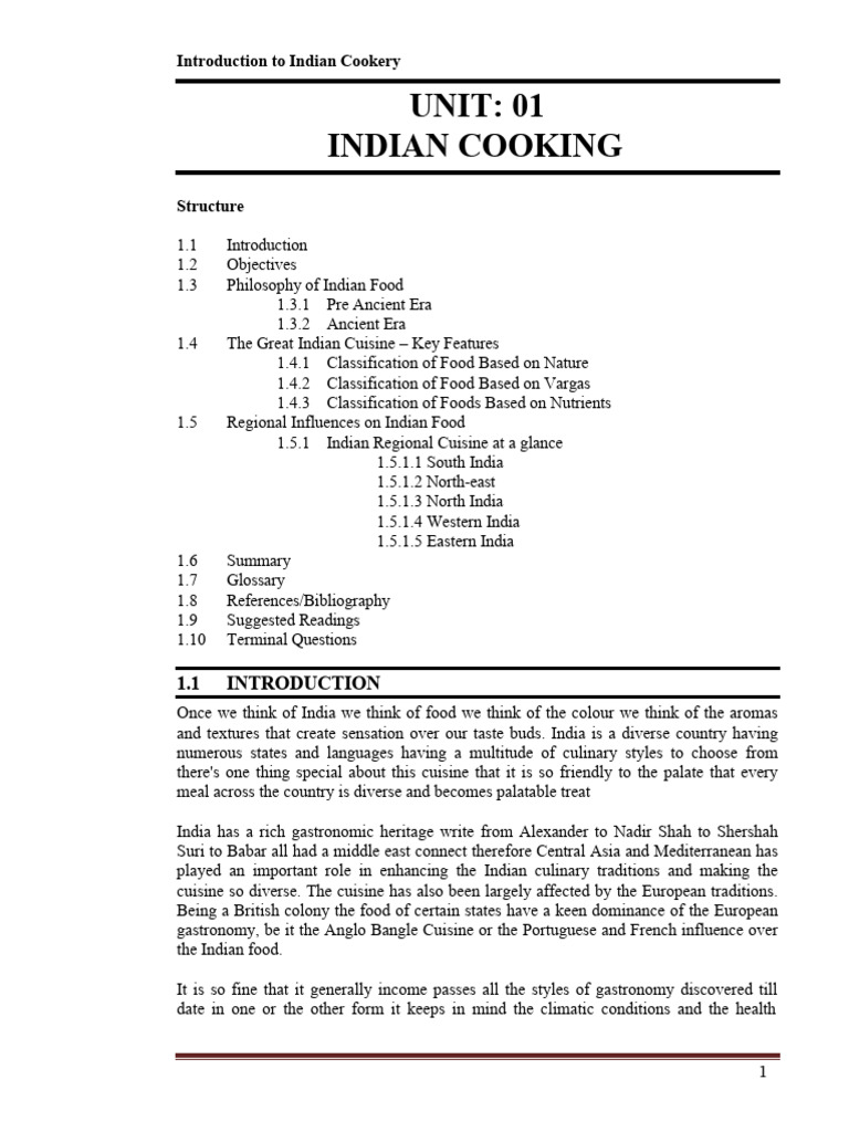 Overview of Indian Cooking Traditions | PDF | Indian Cuisine | Curry