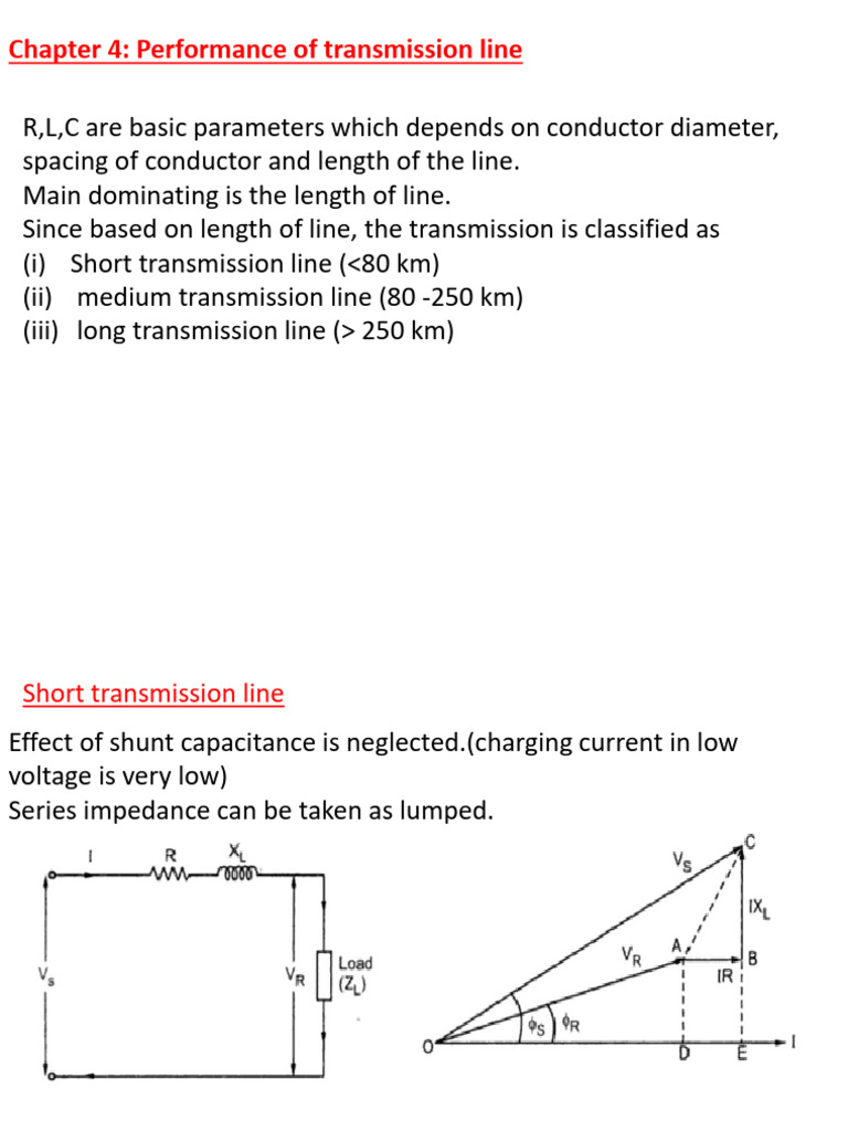 Transmission Line Performance Analysis | PDF | Electric Power ...