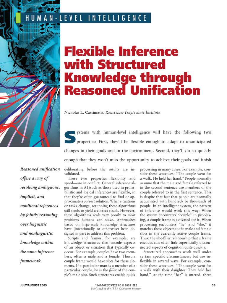 Flexible Inference in AI Systems | PDF | Knowledge | Linguistics