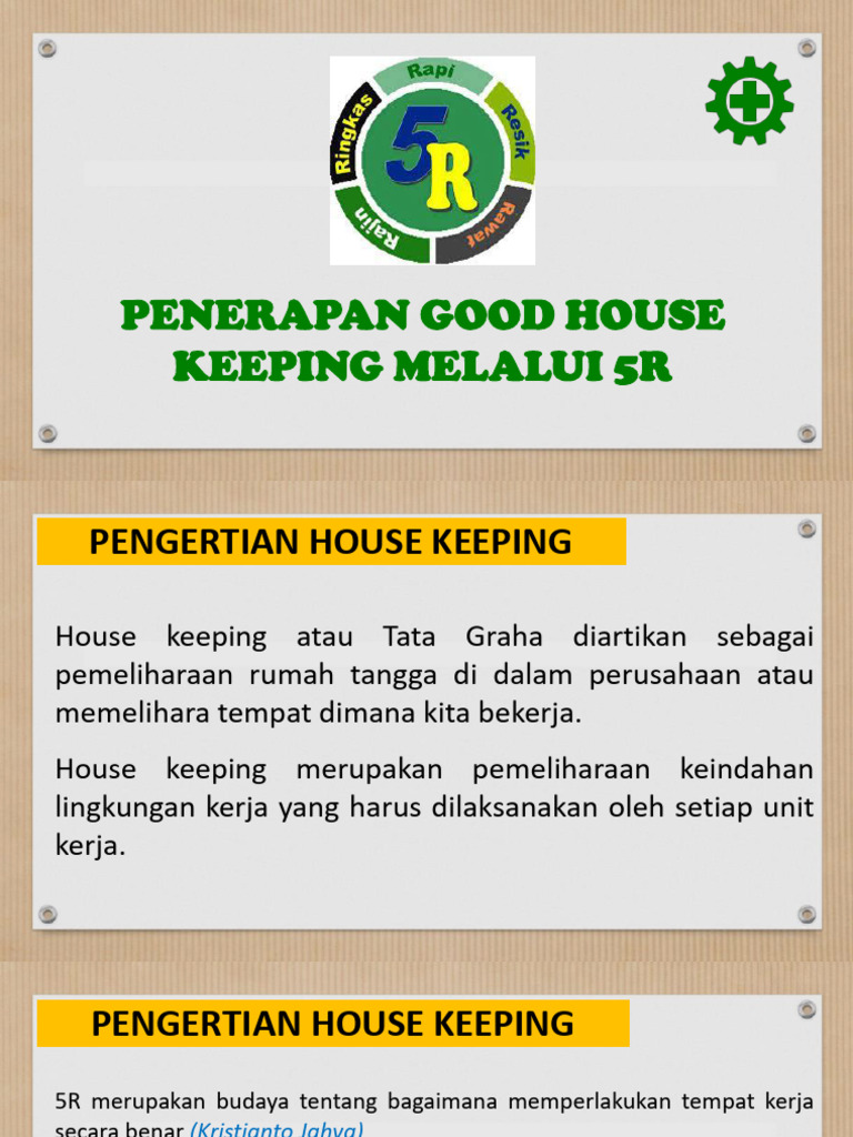House Keeping Dan 5R | PDF