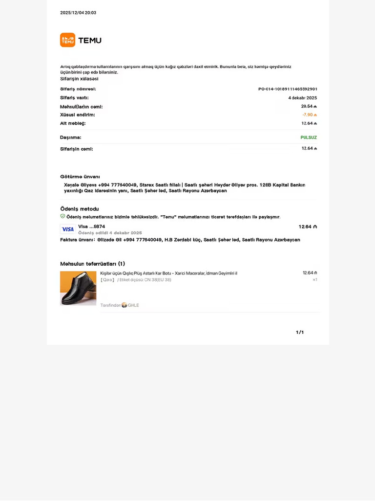 Temu Web Document | PDF