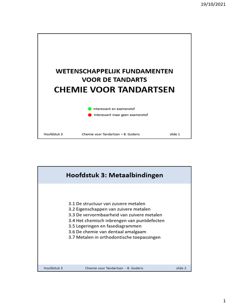 HSt3 Metaalbindingen | PDF