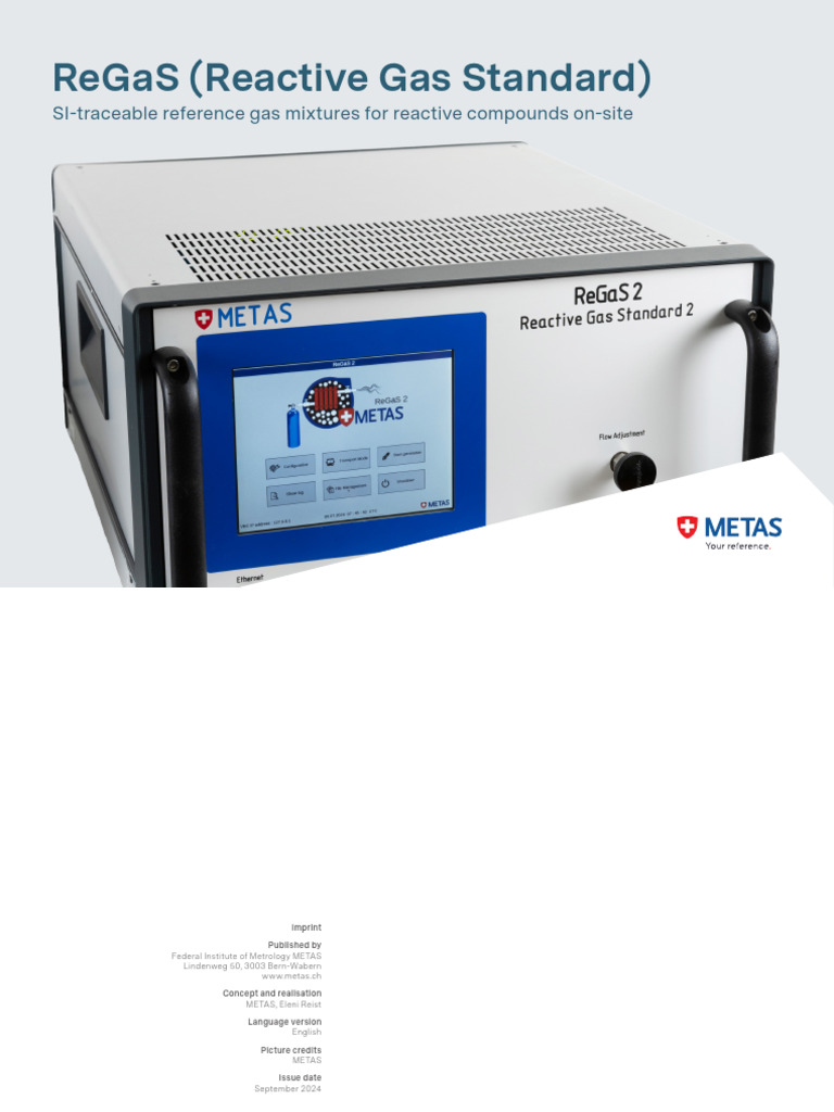 Broschuere Regas Web-e | PDF | Gases | Calibration