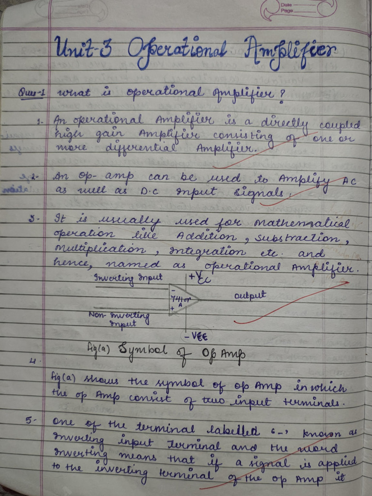 Unit 3 Op-Amp Till Summer | PDF