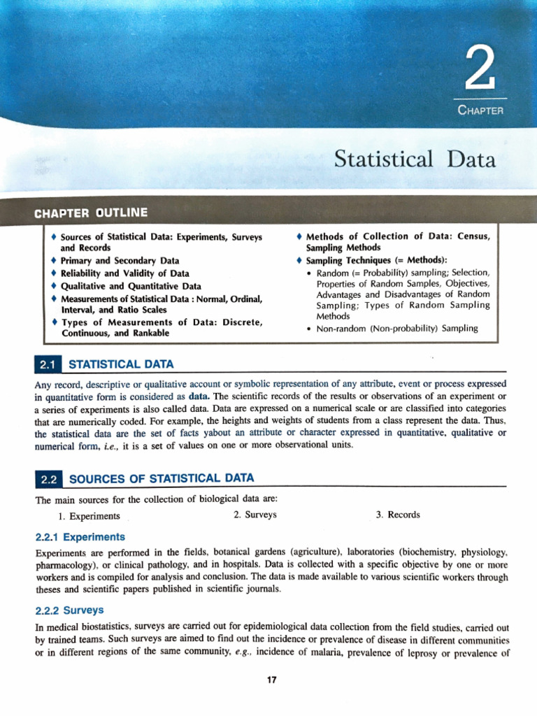 2. Statistical Data | PDF