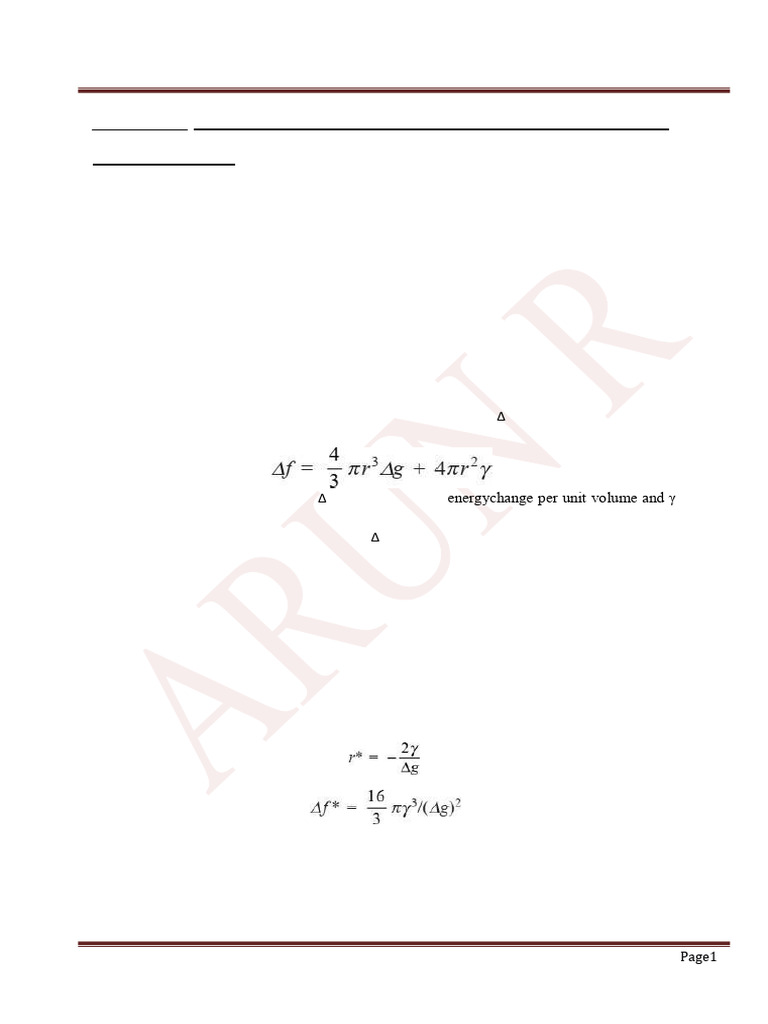 Nucleation and Plastic Deformation in Materials | PDF | Heat Treating ...