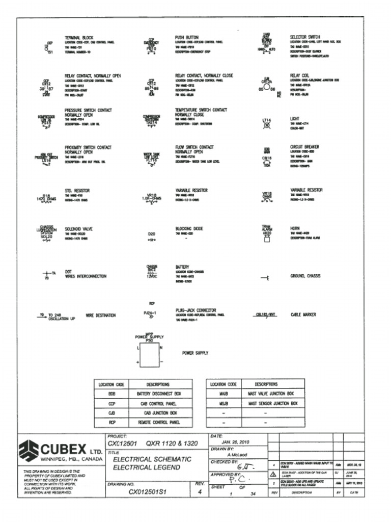 Electrical Schematic Overview | PDF | Switch | Relay