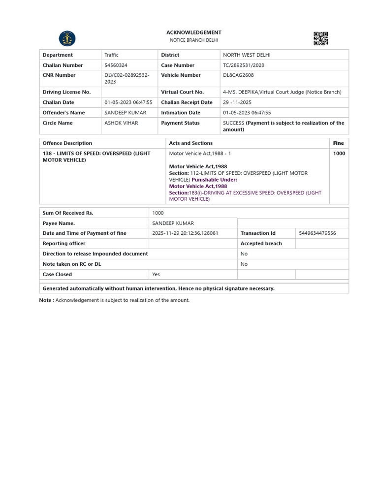 EPay-eCourts Digital Payment - 54560324 | PDF | Land Transport | Road ...