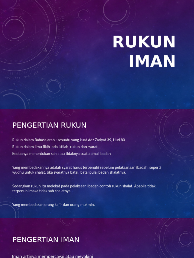 Rukun Iman | PDF