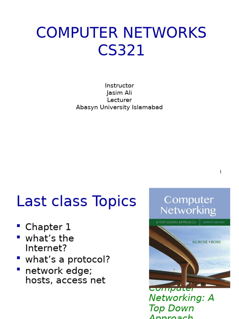 2. Chapter_1_2 | PDF | Computer Network | Transmission Medium