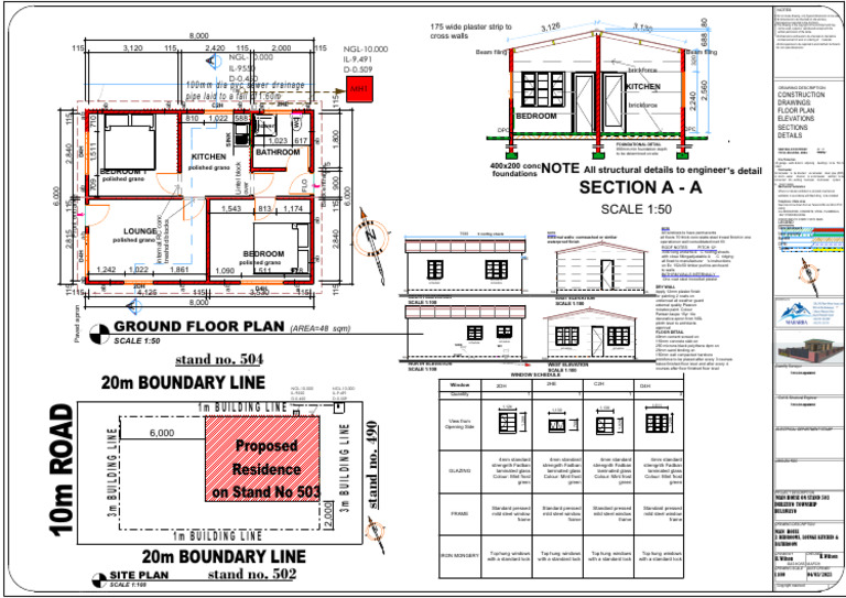 Stand Plan | PDF | Building Engineering | Building Materials