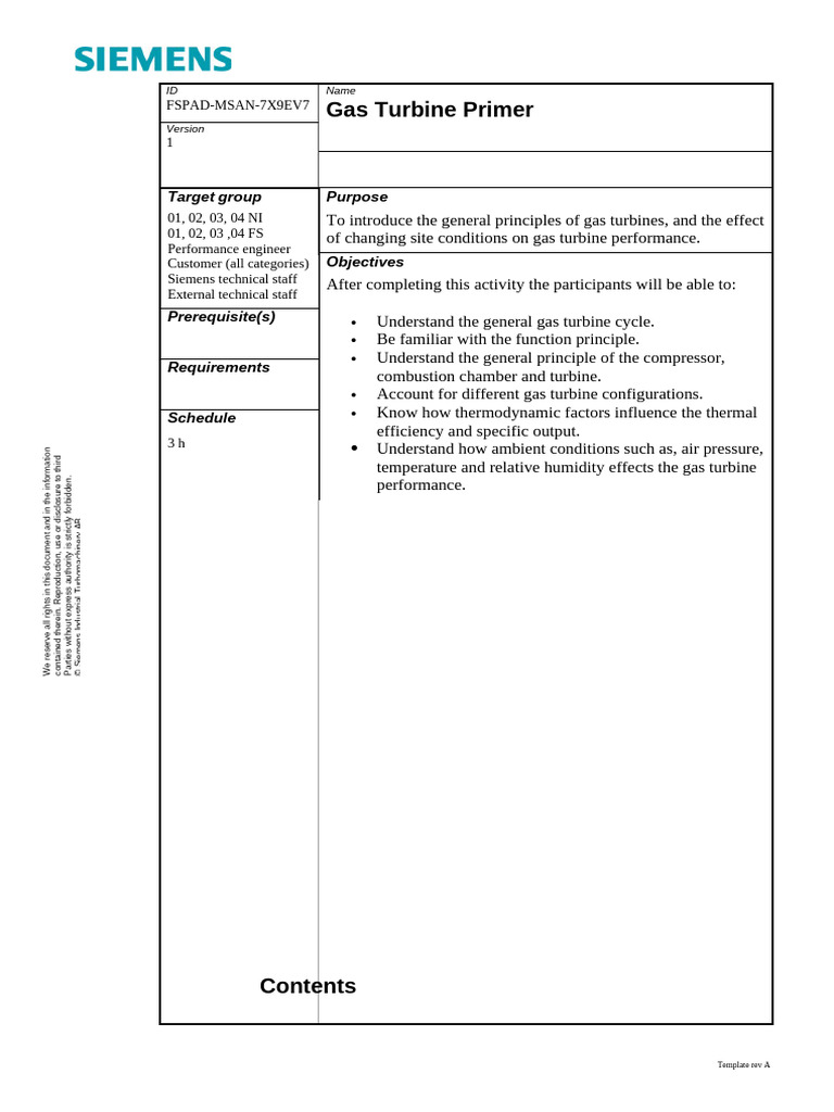 Gas Turbine Performance Overview Guide | PDF | Turbine | Turbomachinery