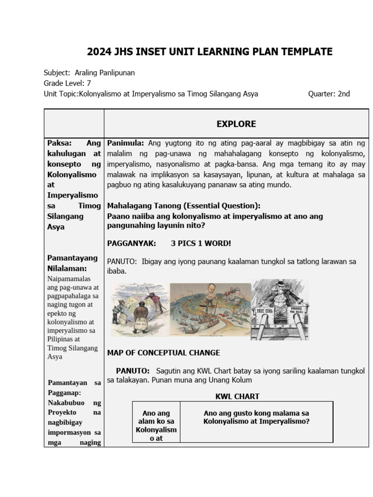 Learning Plan | PDF
