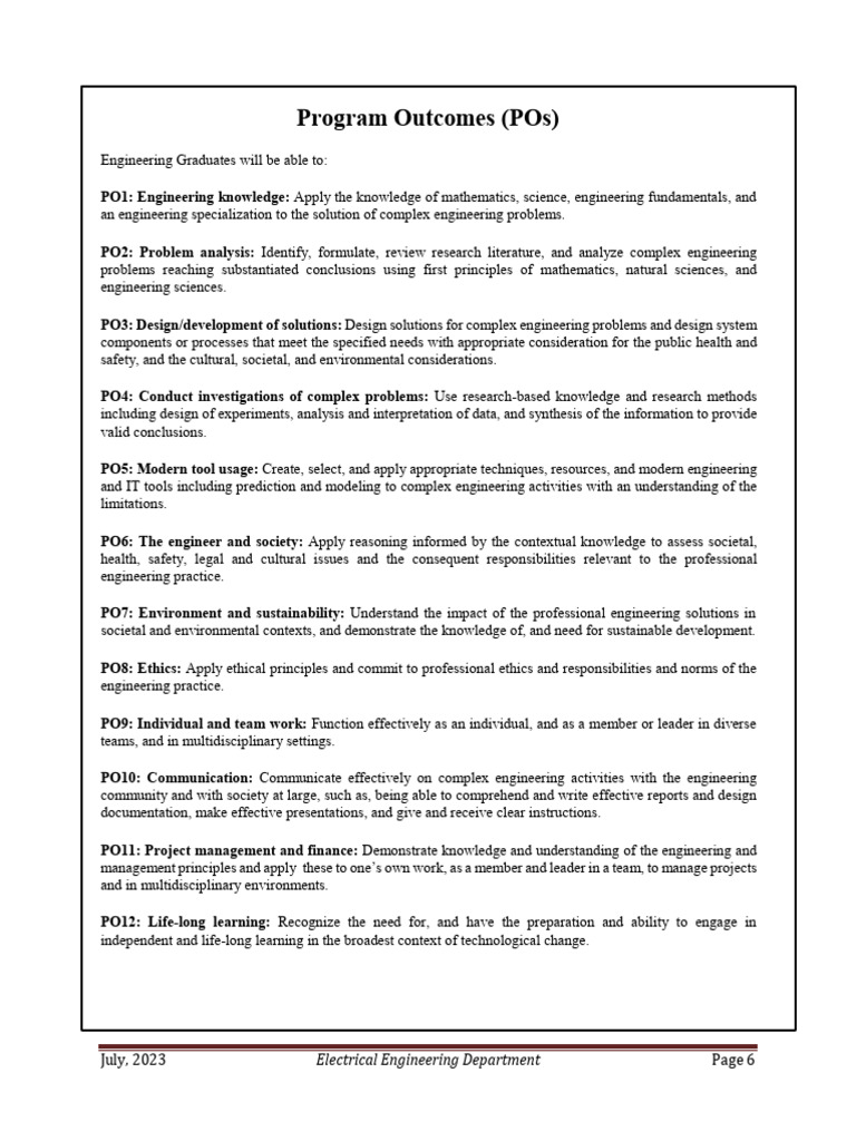 B.Tech Electrical Engineering Curriculum Overview | PDF | Engineering ...