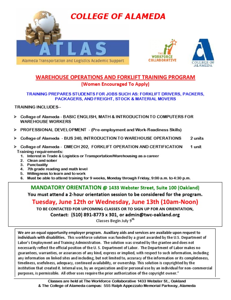 Warehouse Operations Flyer | PDF