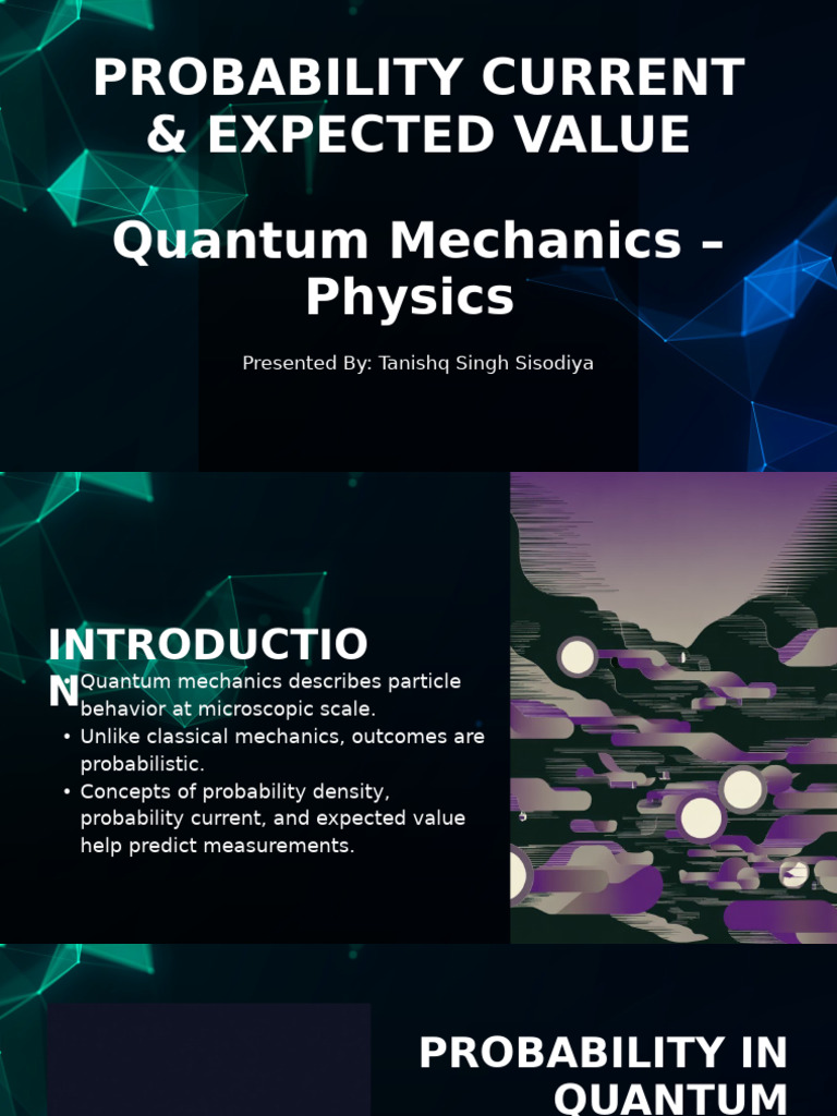 Quantum Mechanics: Probability & Expected Value | PDF