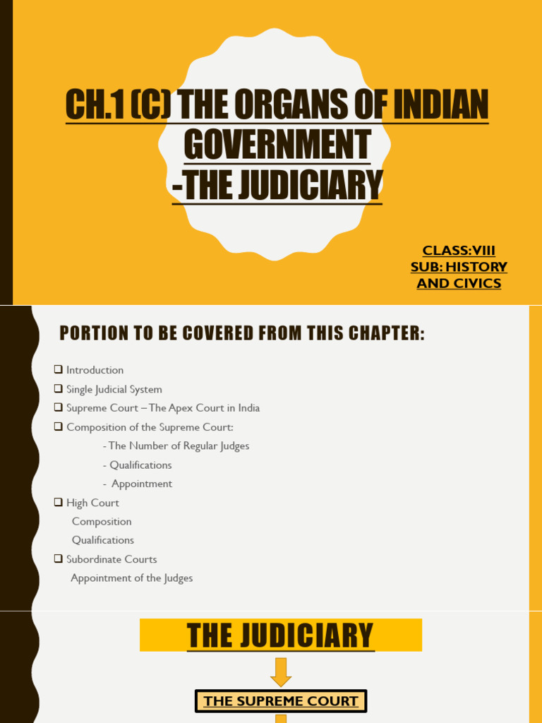 Overview of India's Judicial System | PDF | Supreme Courts | Judge