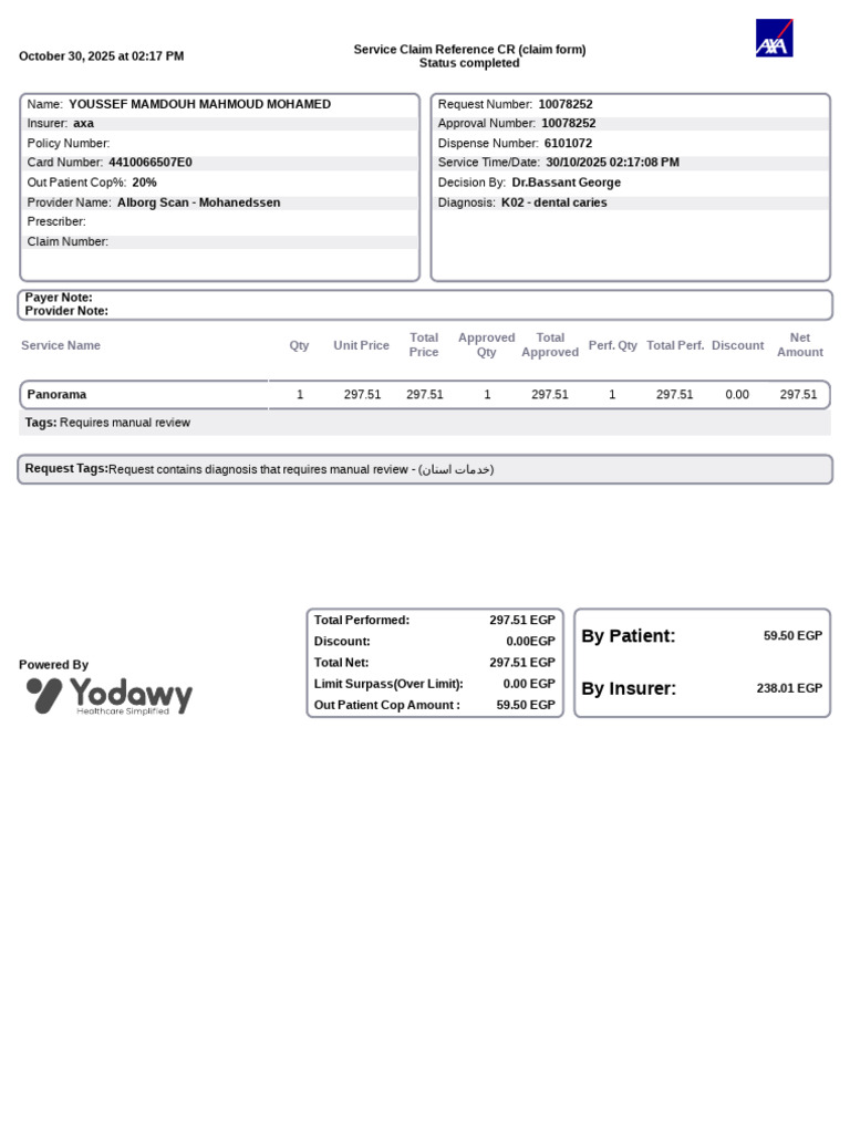 Service Name Qty Unit Price Total Price Approved Qty Total Approved ...