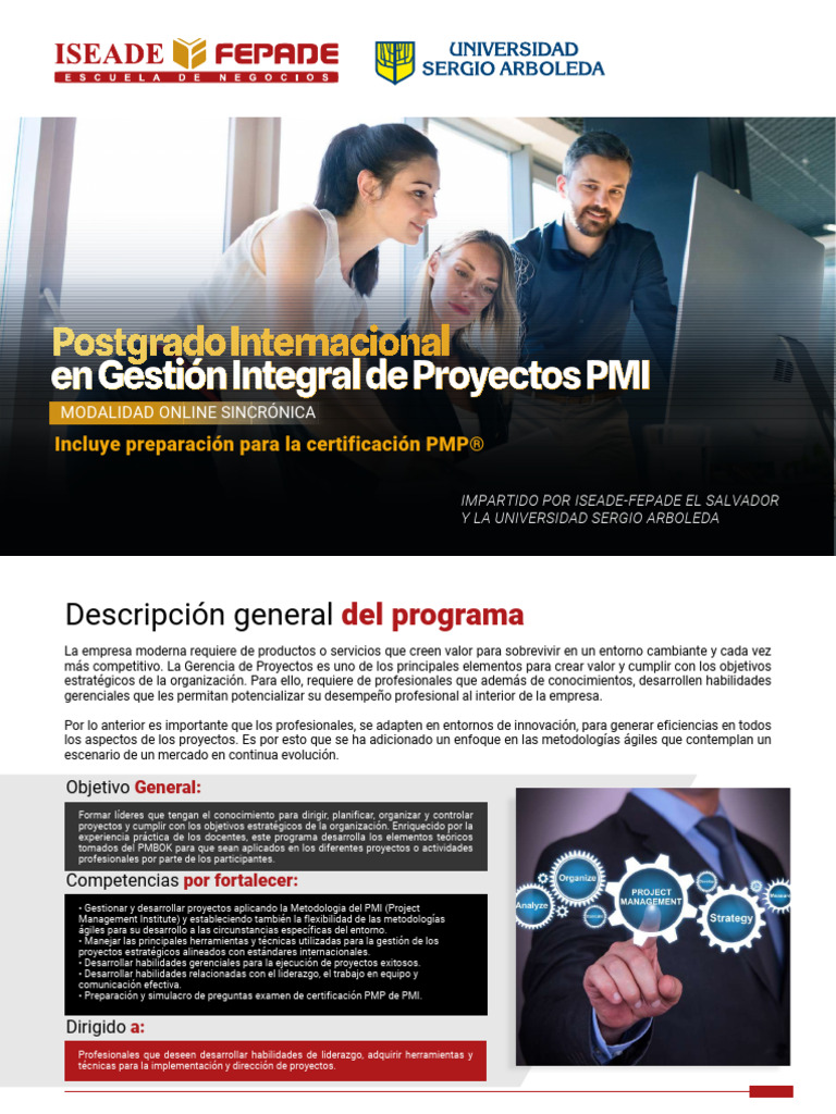 Certificación PMP® Online en Gestión de Proyectos | PDF | Profesional ...