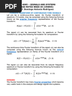 CTFT Properties and Applications | PDF | Fourier Transform | Discrete ...