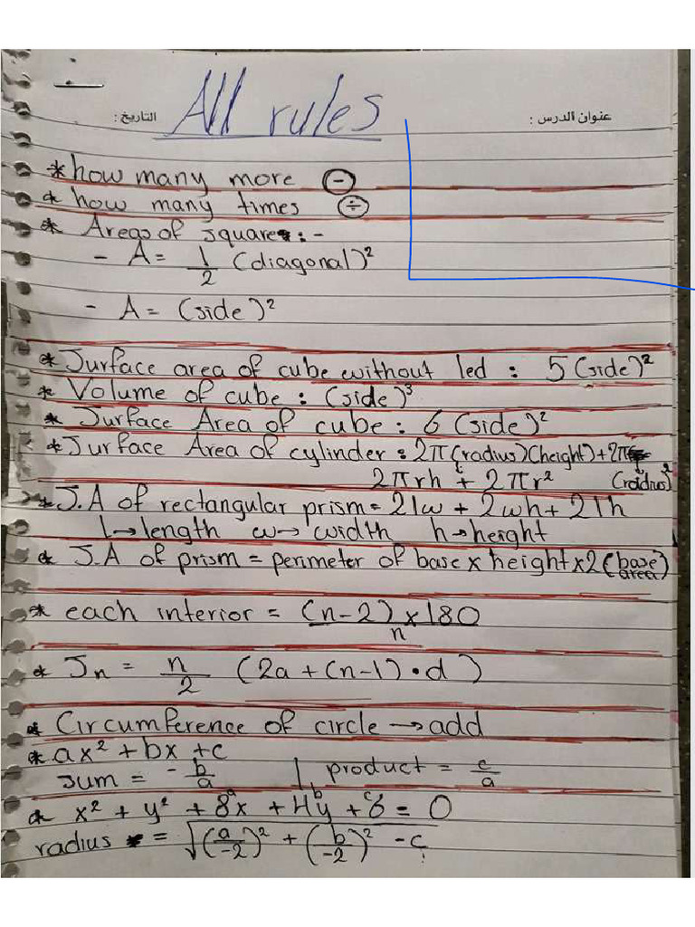 Math Rules 2 UPDATED | PDF