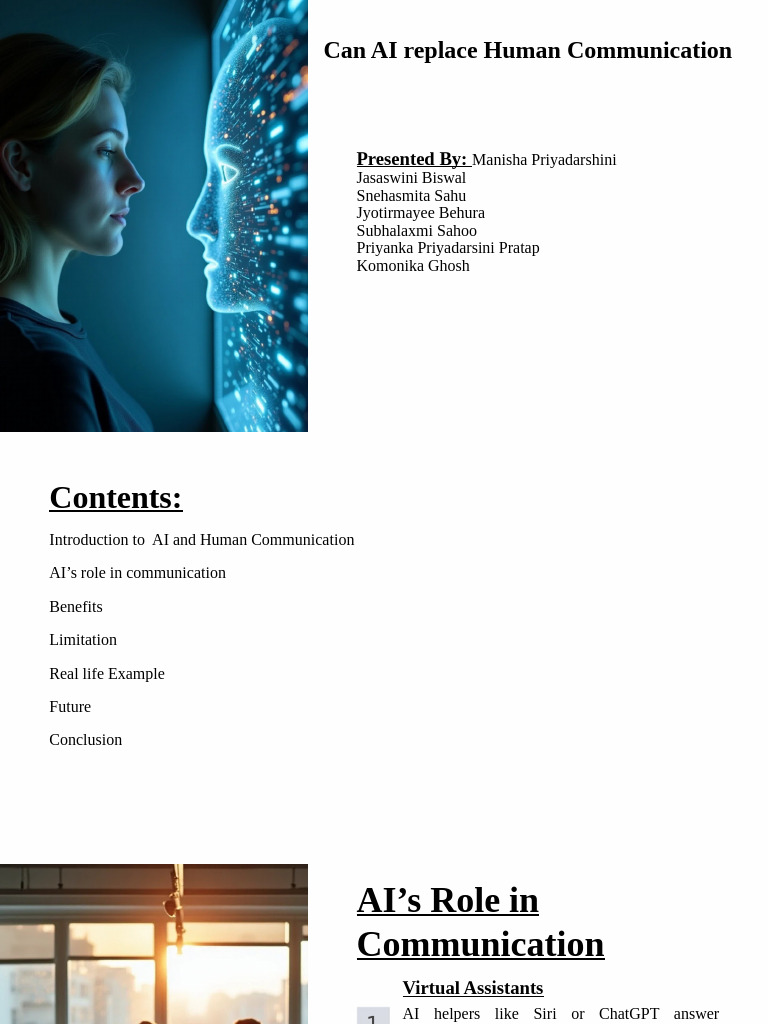 Copy of Can AI Replace Human Com | PDF | Artificial Intelligence ...