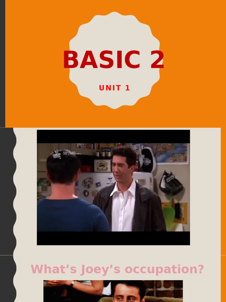 Basic 2 - Unit 1 | PDF