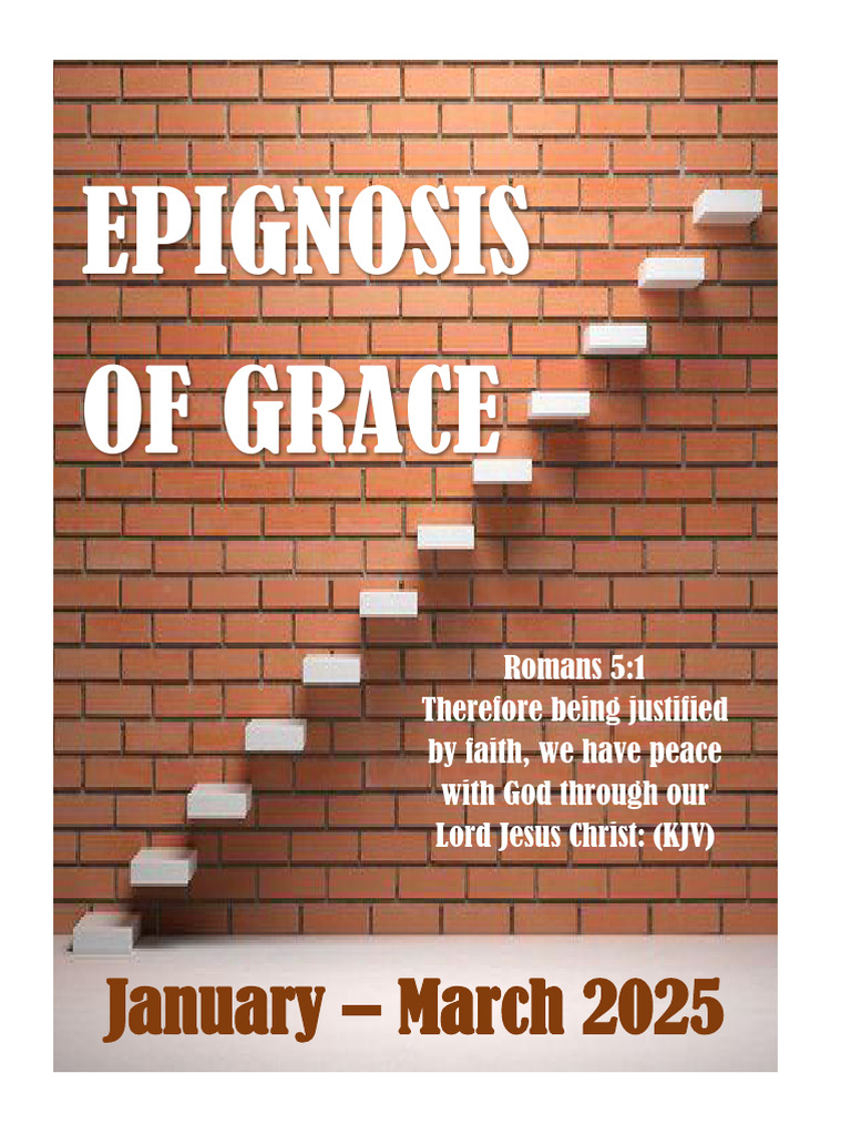 Epignosis of Grace Jan-March 2025 Booklet | PDF | Jesus | Ishmael