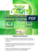 Arq Bioclimatica para Barrios de Viviendas Ing Cabrera