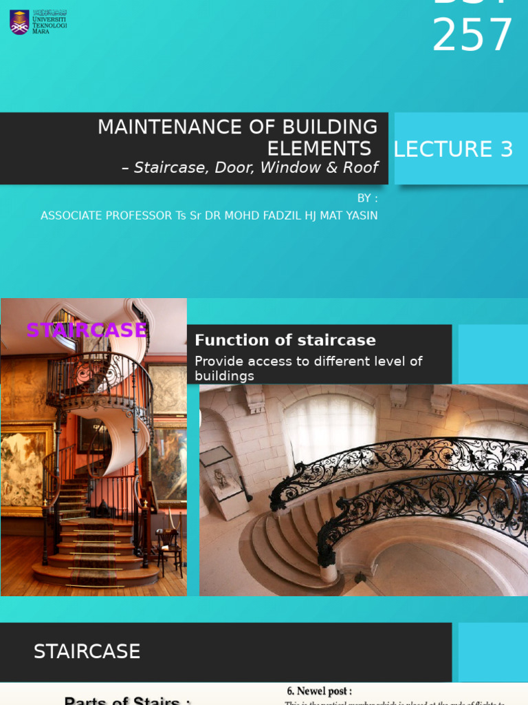 Building Element Maintenance Guide | PDF | Roof | Door