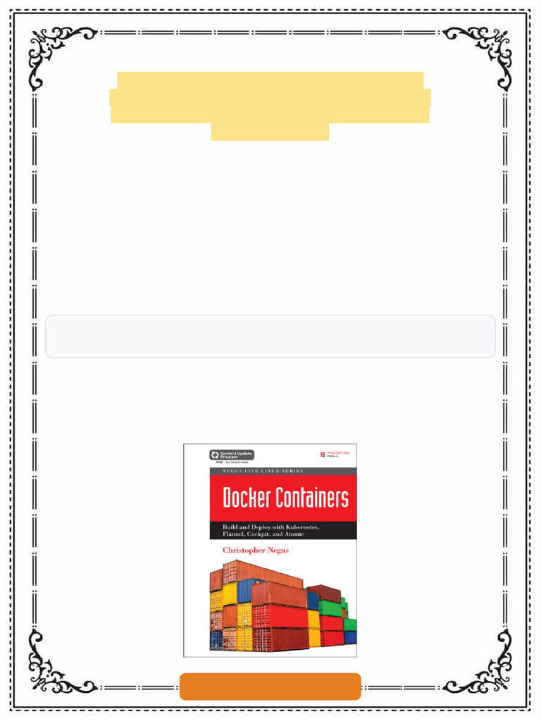 Docker Containers Build and Deploy With Kubernetes Flannel Cockpit and ...