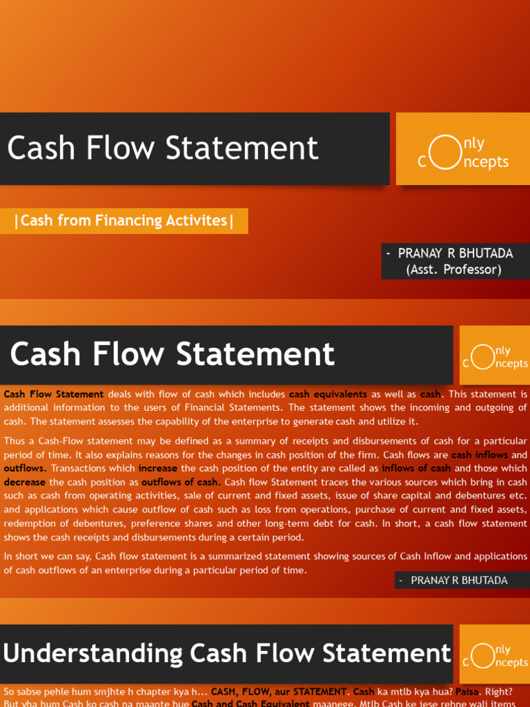 FinancingActivity (CF Statement Extension) - PranayBhutada-2 | PDF ...