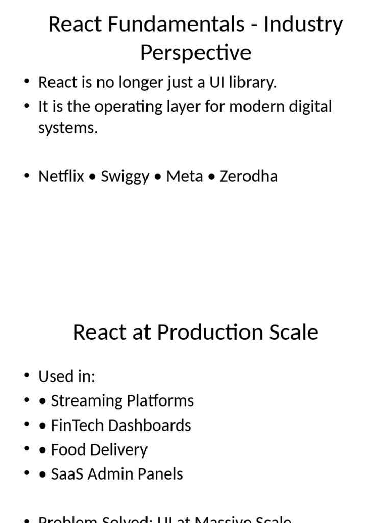 React as a Distributed UI System | PDF